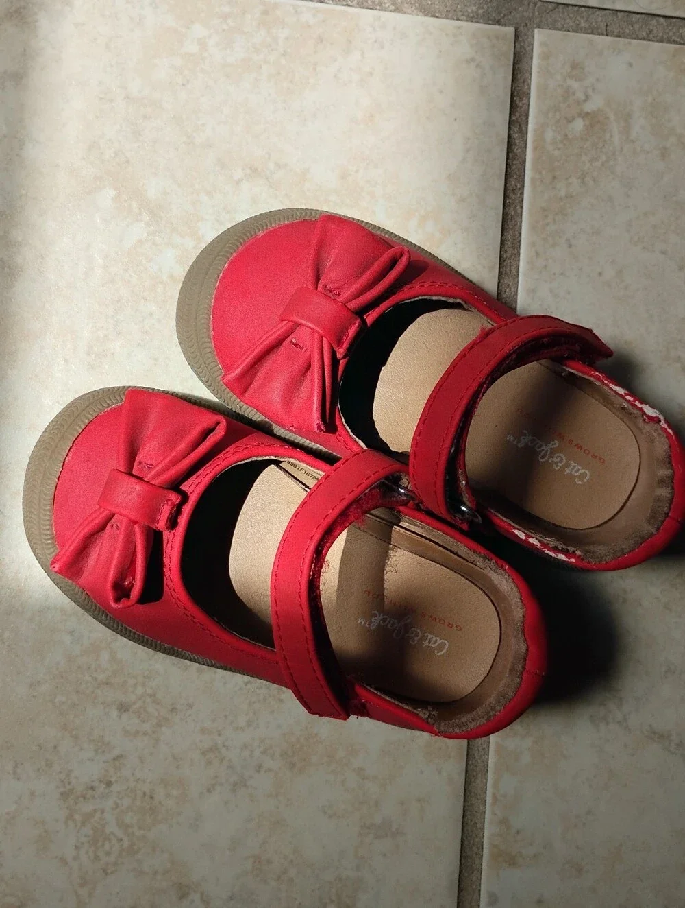 Ladybug Red Baby Bow Mary Jane's
